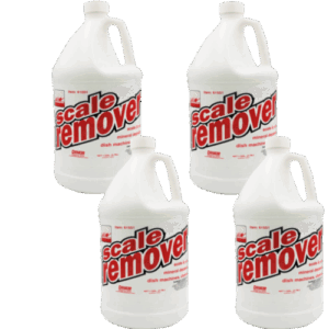 Removes scale & mineral deposits, SCALE REMOVER 4x1 Gallon Case