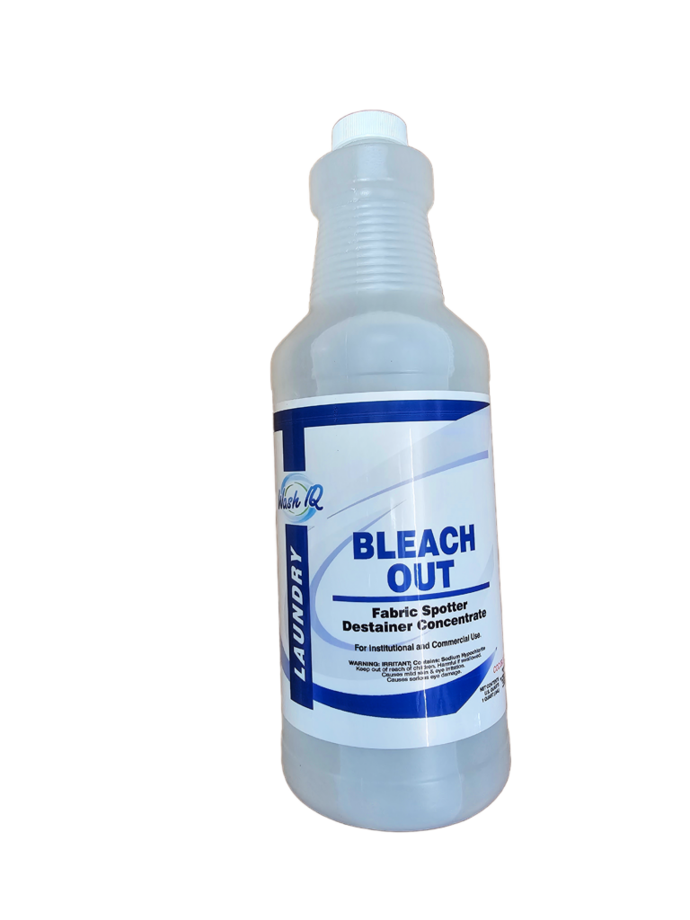 Bleach Out Commercial Laundry Spotter Case of 121Qt Bottles WASHIQ
